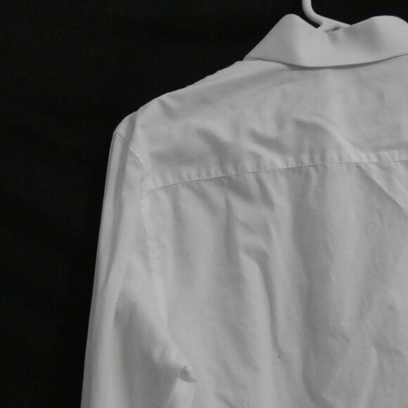 MATINIQUE | size 19/40 - medium | White Button-Up Dress Shirt | No Pockets - Picture 8 of 14